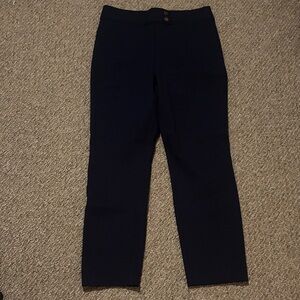SPANX Navy High-Waist Ponte Leggings Size Large
